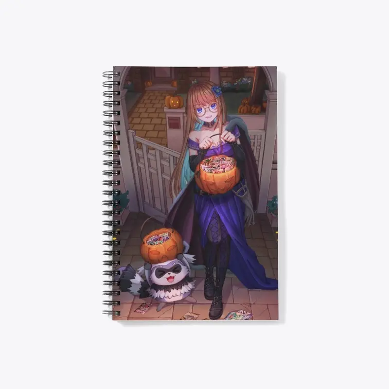 Mae and Dex Halloween 2022 Notebook